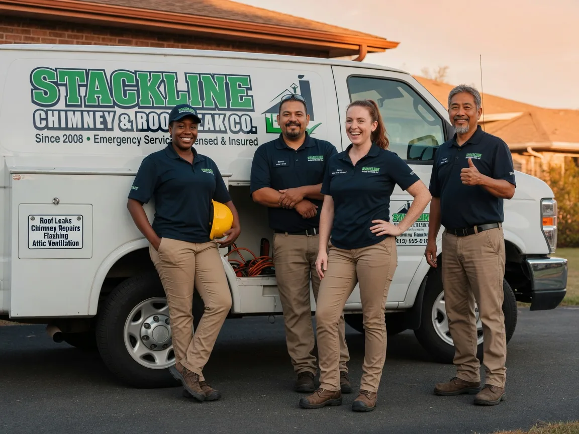Chimney flashing repair company in Homer, IL